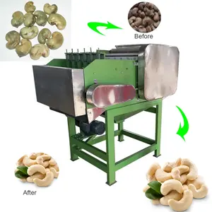 High efficiency Automatic cashew nut shelling sheller peel removing machine cashew processing machines