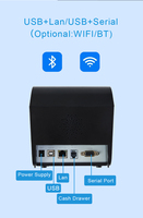 Impresora Térmica de Recibos USB SPRT de 80 mm, WiFi, SDK Gratuito, 203 dpi, Compatible con Papel Térmico, Comandos CPCL/TSPL, 1 Año de Garantía - En Stock