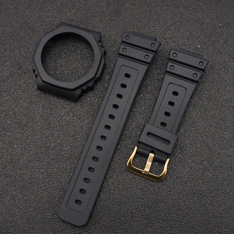 Hebilla Negra y Dorada