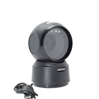 Omni Directional Desktop 1D 2D USB Lector de código de barras CMOS Sensor Escáner de código de barras para tienda