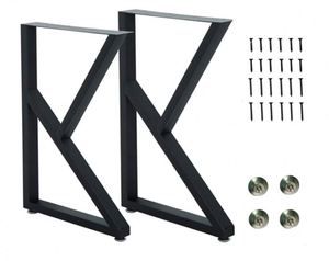 Industrial Modern Black Iron <b>Table</b> <b>Legs</b> Customizable for Outdoor Kitchen Dining Furniture - Product Image 4