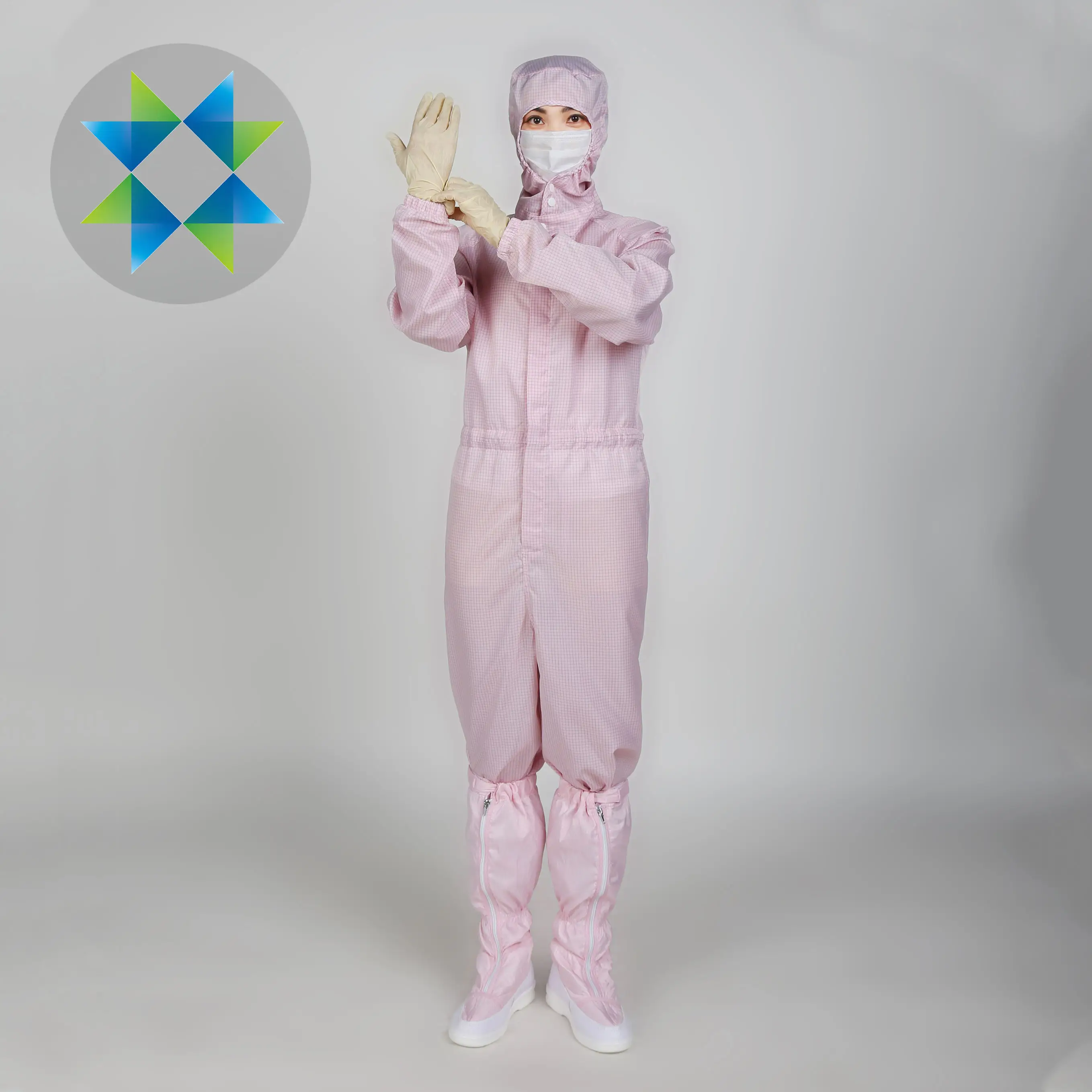 Skpure OEM chống tĩnh điện ESD nhà sản xuất quần áo ESD jumpsuits coveralls phòng sạch phù hợp với ESD smock phòng sạch đồng phục