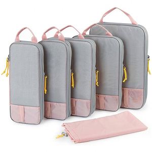 Lot de 6 sacs de rangement de voyage, cubes d'emballage pour vêtements, organisateurs de bagages - Product Image 1