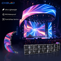 Pantalla LED para DJ P2.6 P3.91, Paneles de Visualización Impermeables para Exteriores, 3840Hz de Alta Frecuencia de Actualización, 500x500mm, Pantalla LED de Alquiler para Escenarios