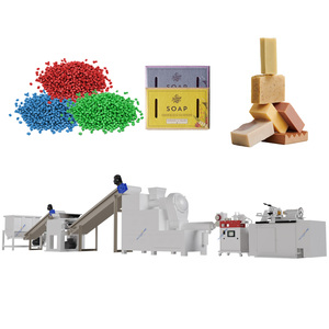 Ligne de production de savon automatique 300 kg/h, machine industrielle de fabrication de savon pour usine de production de savon pour lessive et toilettes - Product Image 5
