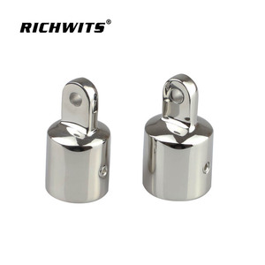 RICHWITS 316 Stainless Steel Sliding Caps <b>Yacht</b> Awning Connector Fixtures For Sunshade Replacement Repair - Product Image 5