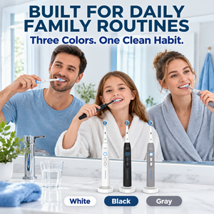 Compatible avec la brosse à dents électrique rechargeable IO Smart Sonic, étanche IPX7, brosse à dents multifonctionnelle pour le nettoyage buccal - Product Image 4