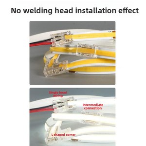 COB góc phải L-Loại đồng liên hệ với ABS nhà ở kết nối mà không có khu vực tối với <span class=keywords><strong>2pin</strong></span> giữa doanh cho <span class=keywords><strong>LED</strong></span> Đèn điện áp thấp - Product Image 4