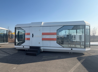 Casa Capsula Intelligente con Controllo Smart, Casa Modulare Prefabbricata di Lusso per Turismo in Montagna e Resort