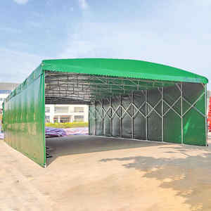 Дешевый большой передвижной складываемый тент для гаража, складное складское хранение, парковочный навес, палатка - Product Image 1