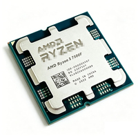 Processeur Ryzen 5 7500F CPU 65W AM5 32 Mo DDR5 12 Threads 6 Cœurs 3,7 GHz PCIe5.0 Zen 4 pour PC de jeu, occasion
