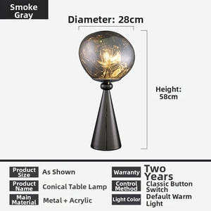 Lámpara <span class=keywords><strong>de</strong></span> <span class=keywords><strong>Pie</strong></span> Tom Dixon Lava, Lámpara LED <span class=keywords><strong>de</strong></span> Hierro con Altura Ajustable, Diseño Minimalista para Sala <span class=keywords><strong>de</strong></span> Estar, Sofá y Estudio - Product Image 6