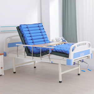2 <strong>Cranks</strong> Hospital Bed Manual Hospital Bed With Air Mattress and Dining <strong>Table</strong> - Product Image 2