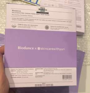 Masker Wajah Korea Bio-Kolagen Kaviar PDRN Deep 4 Pcs, Promo Panas, Mengangkat, Melembapkan, Anti-Kerut untuk Perawatan Wajah - Product Image 6