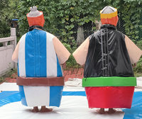 Costume de sumo Astérix et Obélix avec tapis pour adultes, vente en gros de lutte de sumo, fabricants de lutte de sumo
