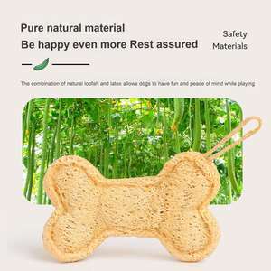 Juguetes de Lufa Natural al por Mayor para Perros, Juguetes Masticables de Lufa para Mascotas, Huesos Lavables para Perros, Cepillos de Dientes para Masticar, Suministros para Mascotas - Product Image 3