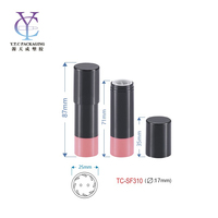Emballage cosmétique personnalisé avec logo, conteneur vide en plastique rond pour fond de teint et anticernes, OEM/ODM