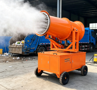 Canon mobile multifonctionnel de suppression de la poussière, pulvérisateur de brume d'eau, machine à canon à brouillard