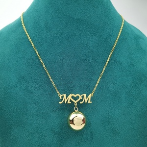 Moda Embarazada Regalo México Ángulo de Llamadores Plata Bola Mamá <span class=keywords><strong>Embarazo</strong></span> Collar - Product Image 4