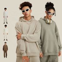Fabricant de Sweat à Capuche 350 g/m² Impression Logo Personnalisé Ensemble de Survêtements en Coton de Haute Qualité pour Hommes Sweat à Capuche Unisexe Oversize