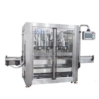 Machine de remplissage de bouteilles en plastique de pot en verre de pâte liquide de piston servo