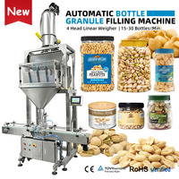 Machine de remplissage automatique de bocaux pour noix de macadamia, amandes, pistaches, arachides, noix de cajou, machine de remplissage de bouteilles en plastique