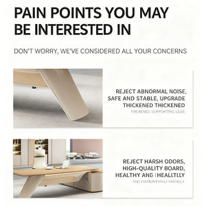 โต๊ะทำงานผู้บริหารรูปตัวแอลทันสมัย ทนทาน พร้อมตู้เก็บเอกสารและชั้นวางของ สำหรับผู้จัดการและซีอีโอ ออกแบบตามหลักสรีรศาสตร์ เป็นมิตรกับสิ่งแวดล้อม ชุดเฟอร์นิเจอร์ไม้ - Product Image 5