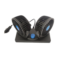 Ventilateur de tableau de bord Oumeite 24V 12V pour caravane et camion, triple tête, accessoire idéal pour camping-car, bateau, cabine, fourgon 2024, optimal pour les propriétaires de voitures