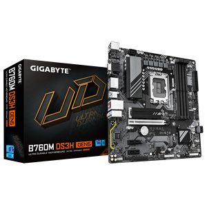 Carte mère Gigabyte B760M DS3H GEN5 compatible avec les processeurs Intel Core i3, i5, i7, i9, socket LGA1700, carte mère Intel B760, RAM DDR5, neuve - Product Image 2
