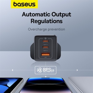   Chargeur GaN 65W, charge rapide 4.0 3.0, type C PD <span class=keywords><strong>USB</strong></span>, chargeur UK avec QC 4.0, chargeur rapide portable pour ordinateur portable, <span class=keywords><strong>iPhone</strong></span> 15 14 - Product Image 5