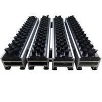 Tapis d'entrée résistants à la pluie pour entreprises, tapis commercial extérieur en aluminium encastré antidérapant, sur mesure pour aéroports et bureaux, vente en gros