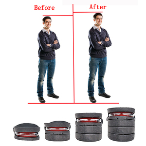 Solette Comfort in PVC ad Alta Elasticità, Invisibili con Cuscino d'Aria, Rialzi per Scarpe con Assorbimento degli Urti, Solette Rialzanti per Aumentare l'Altezza - Product Image 1