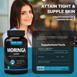 Marque privée Meilleur Prix Capsules <span class=keywords><strong>de</strong></span> <span class=keywords><strong>Moringa</strong></span> Feuille <span class=keywords><strong>Poudre</strong></span> Capsules <span class=keywords><strong>de</strong></span> <span class=keywords><strong>Moringa</strong></span> Biologique - Product Image 4