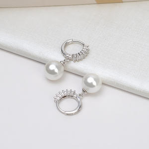 ต่างหูเงินแท้ S925 รูปตัวยู สำหรับผู้หญิง ประดับมุก อุปกรณ์ DIY สำหรับทำต่างหูแบบกึ่งสำเร็จรูป ต่างหูแบบปรับแต่งได้ - Product Image 2
