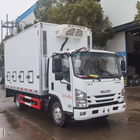 Chine 6 roues 12 tonnes bébé poussins Transport Van camion réfrigérateur nouvel état carburant Diesel Transmission manuelle automatique 4x2