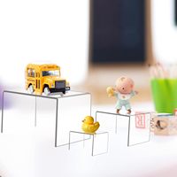 Support de présentation en acrylique transparent sur mesure, imprimé en sérigraphie, épaisseur 3 mm/5 mm, logo personnalisé pour support à cupcakes et desserts