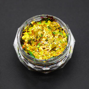 GC013 nouvelle arrivée maquillage cosmétique <span class=keywords><strong>fard</strong></span> à paupières changement de couleur caméléon pigment flocons pour <span class=keywords><strong>fard</strong></span> à paupières pour lèvres or à <span class=keywords><strong>vert</strong></span> - Product Image 3