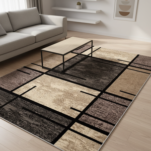 <span class=keywords><strong>Tappeto</strong></span> Moderno in Poliestere Antiscivolo, Lavabile in Lavatrice, Non Sovrapponibile, Spessore 4mm, Pelo Corto, per <span class=keywords><strong>Salone</strong></span>, Camera da Letto, Sala da Pranzo - Product Image 1