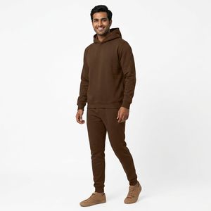 Finer Threads 2026 Nuevo Chándal Elegante de Invierno con Capucha, Lavado Ácido, de Forro Polar Liso de Algodón, Estilo Urbano, Ecológico, Venta al por Mayor, Personalizado - Product Image 1