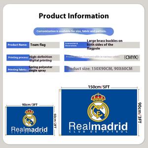 Флаги футбольного клуба 90*150 для болельщиков на Кубок мира, флаги футбольных команд для фанатов в США и Мексике, товары для болельщиков - Product Image 5