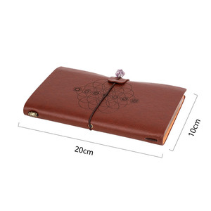 Luxueux Réutilisable <span class=keywords><strong>Journal</strong></span> En Relief Cristal Chakra Cahiers Avec Pierres Brutes - Product Image 6