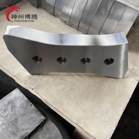 Lame de cisaille hydraulique robuste pour la ferraille, lame de coupe en acier allié, personnalisable