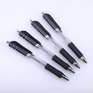 Bolígrafos Retráctiles de Plástico Promocionales Bv-24Bp35 de Alta Calidad, Económicos para Estudiantes, con Logotipo Personalizado, Negros, de 1.0 mm - Product Image 1