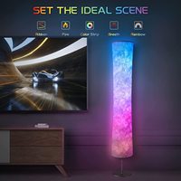 Lampe autoportante intelligente à couleurs changeantes, wi-fi, rvb, application TUYA, lampadaire moderne à monter soi-même, synchronisation de la musique, lampes LED pour la décoration du salon