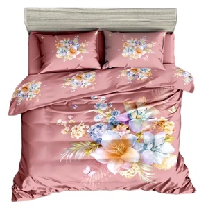 Bán Buôn <span class=keywords><strong>100</strong></span>% <span class=keywords><strong>Polyester</strong></span> 3D Phân Tán In Sợi Nhỏ <span class=keywords><strong>Bedsheet</strong></span> Vải Bộ Đồ Giường Bộ Chăn Cho Gia Đình Dệt May - Product Image 1