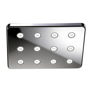 หัวฝักบัวทรงสี่เหลี่ยมยูเจี้ยน 25 ซม. แบบแขวน ทนทาน สำหรับห้องน้ำ - Product Image 3