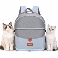 Sac à dos de transport léger pour petits chiens et chats, respirant, pour la marche, la randonnée et les activités de plein air