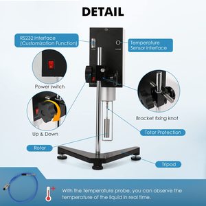 Tenlin NDJ-5S Digital Rotary Visometer Lab Rotary Viscosity Tester Meter - Product Image 2