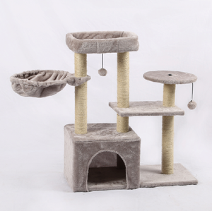 Árboles para gatos con precio al por mayor árbol de alta calidad mascota Rascador Para Gatos muebles de bola pequeña simple escalada - Product Image 4