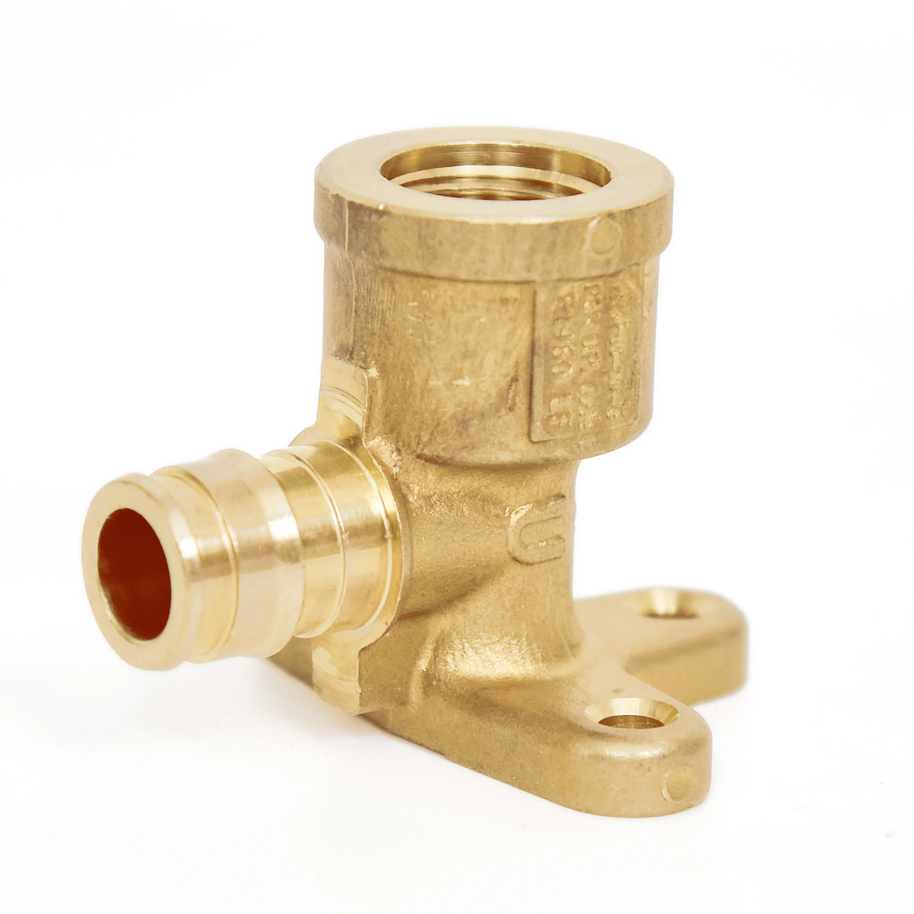 POLY F1960 EXPANSION FITTINGS Adapter 1/2 F1960 x 1/2 Female NPT Brass Expansion PEX Drop Ear